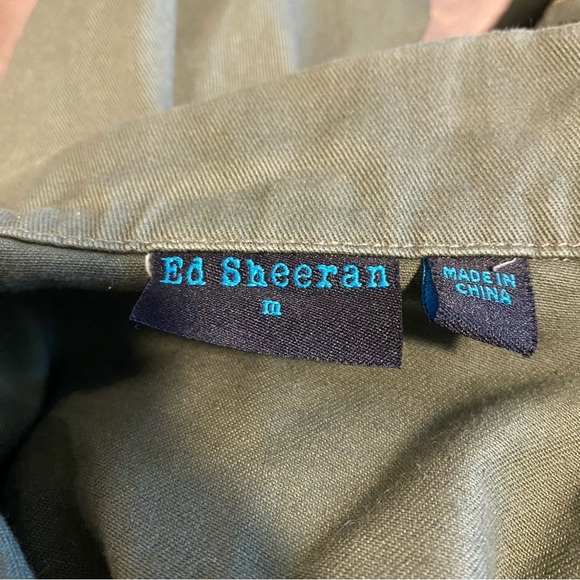 Ed Sheeran 2017 Divide Tour Military Jacket Size Medium - Picture 9 of 13